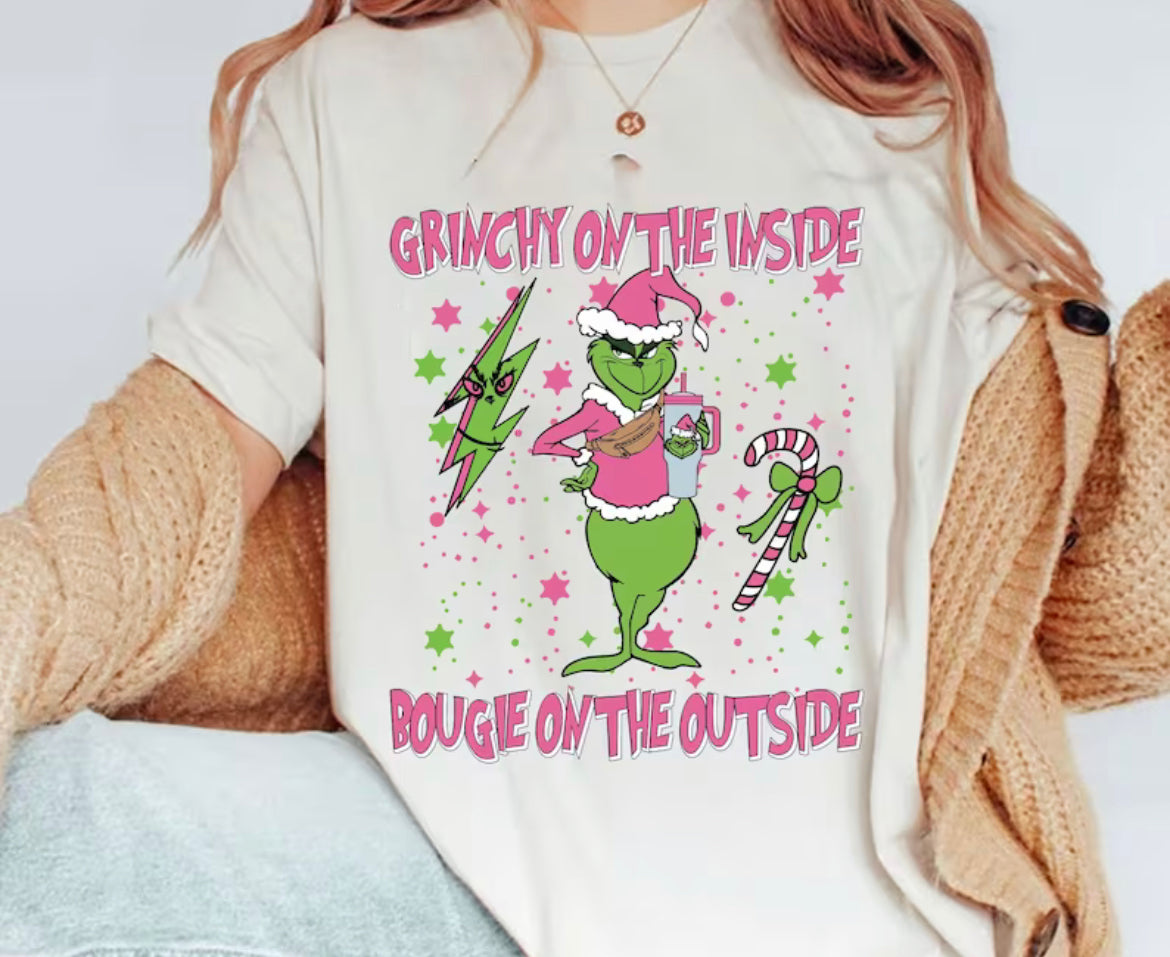 Grinchy on the Outside Tee